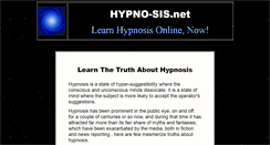 Desktop Screenshot of hypno-sis.net